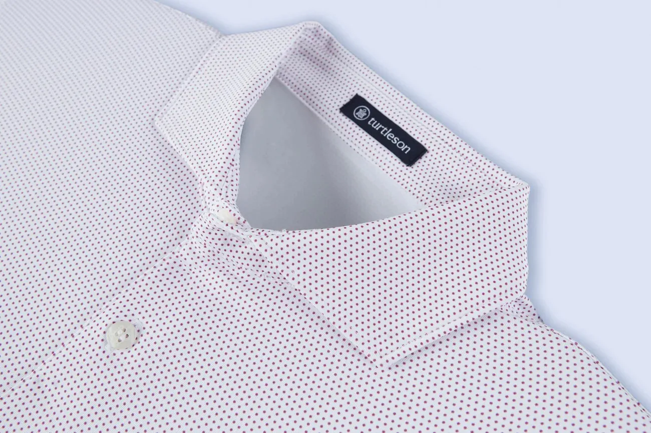 Abner Performance Polo - White / Jam