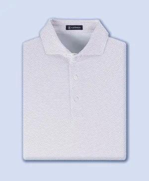 Abner Performance Polo - White / Jam