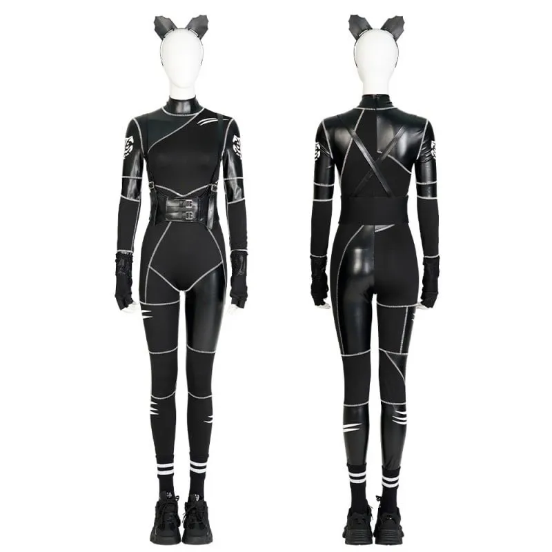 Addams Black Cat Cosplay Outfit