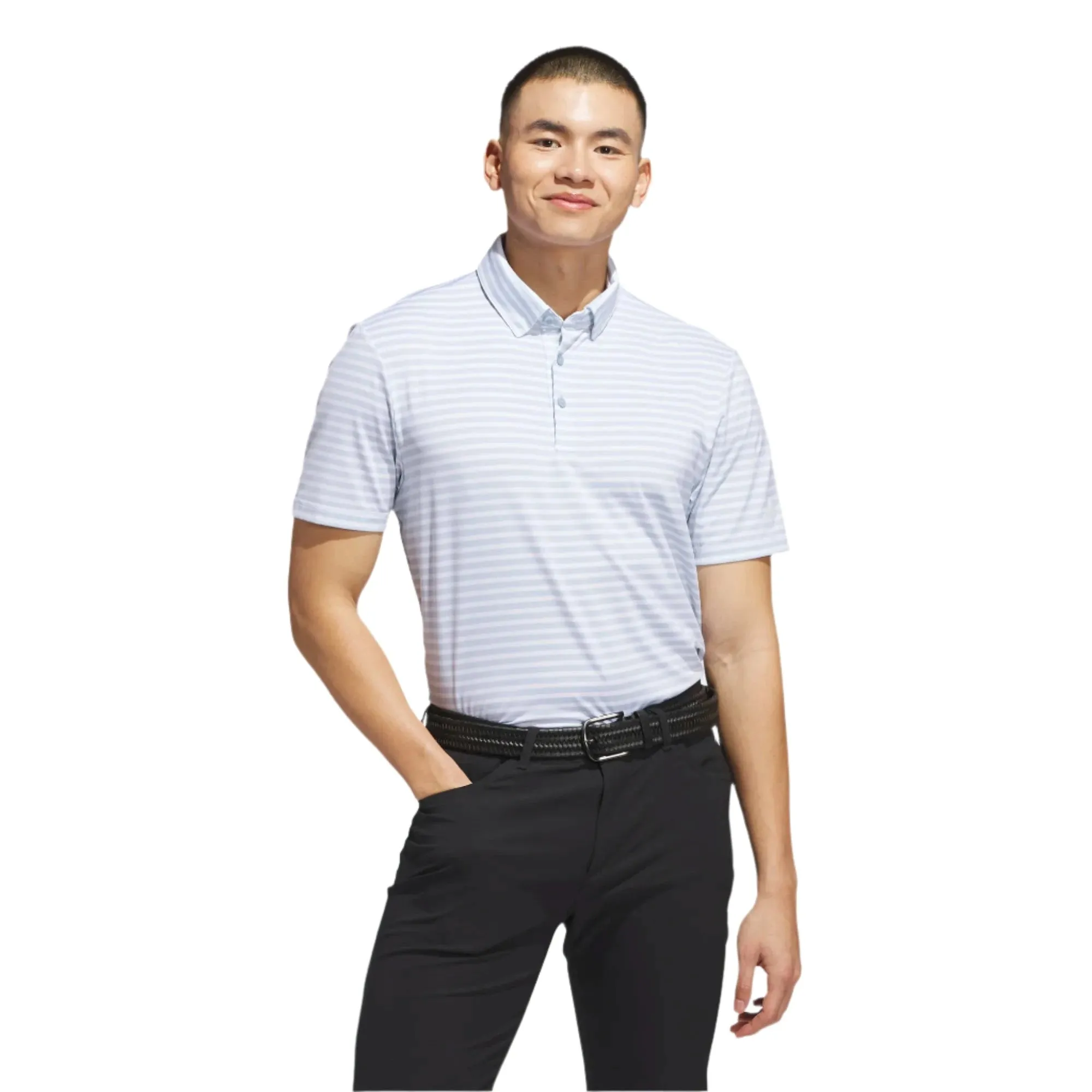 adidas Ultimate Stripe Golf Polo Shirt