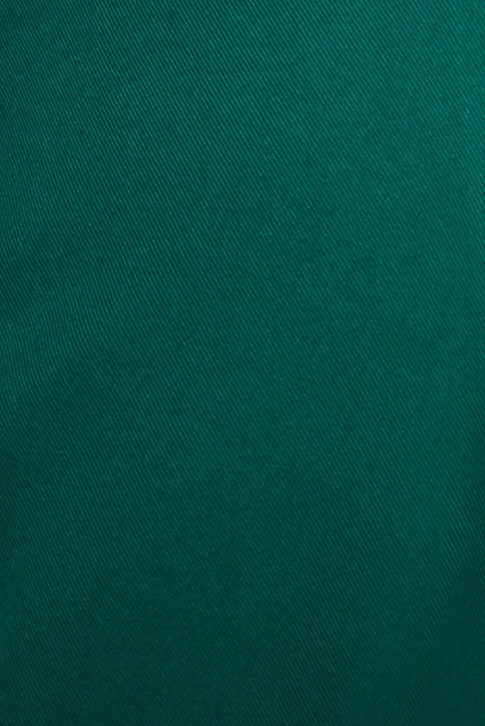 Agnes Emerald Green Fitted Midi Dress with V-neck