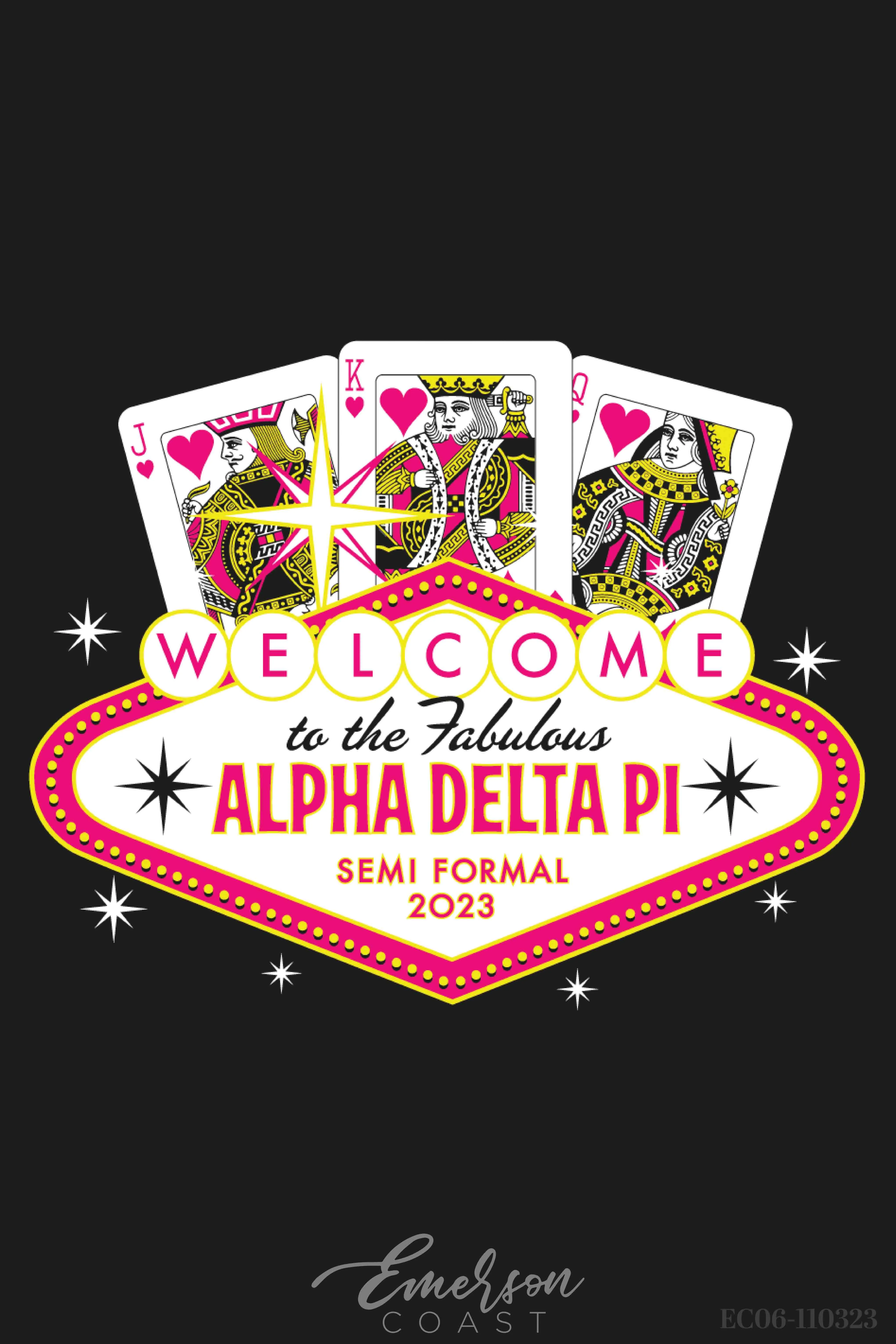 Alpha Delta Pi Miami University Semi Formal T-shirt