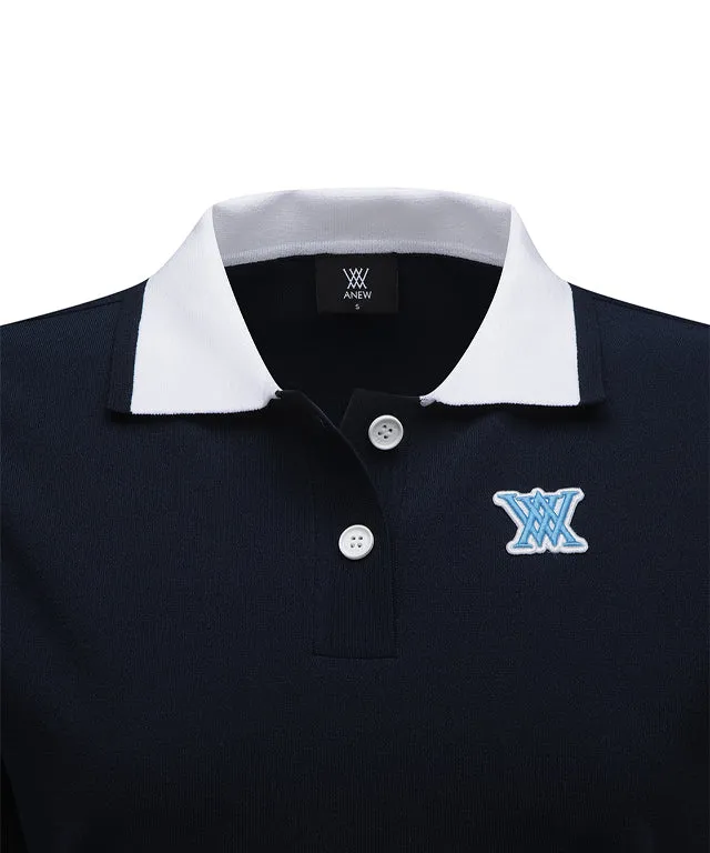 ANEW Golf: Women Preppy Set Up Sweater - Navy