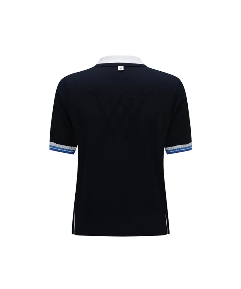 ANEW Golf: Women Preppy Set Up Sweater - Navy