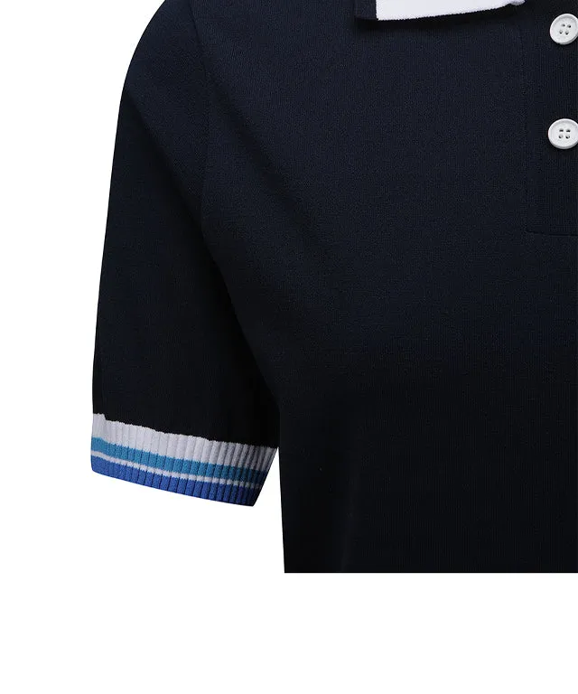 ANEW Golf: Women Preppy Set Up Sweater - Navy