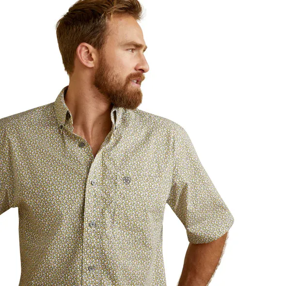 Ariat Axton Mens Classic SS Shirt White