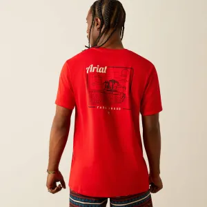 Ariat Farm Proud Red T-Shirt for Men
