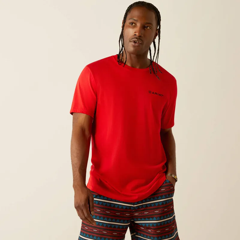 Ariat Farm Proud Red T-Shirt for Men