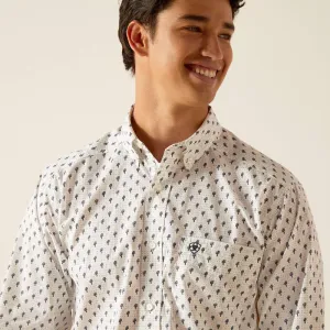 Ariat Mens Parker LS Shirt White