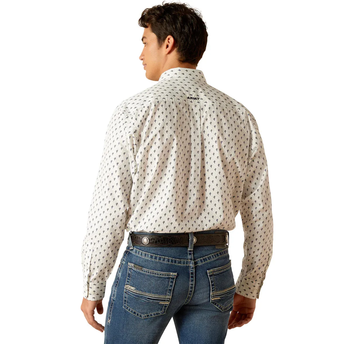 Ariat Mens Parker LS Shirt White