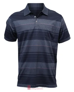 Back Bay Mercerised Cotton Striped Polo