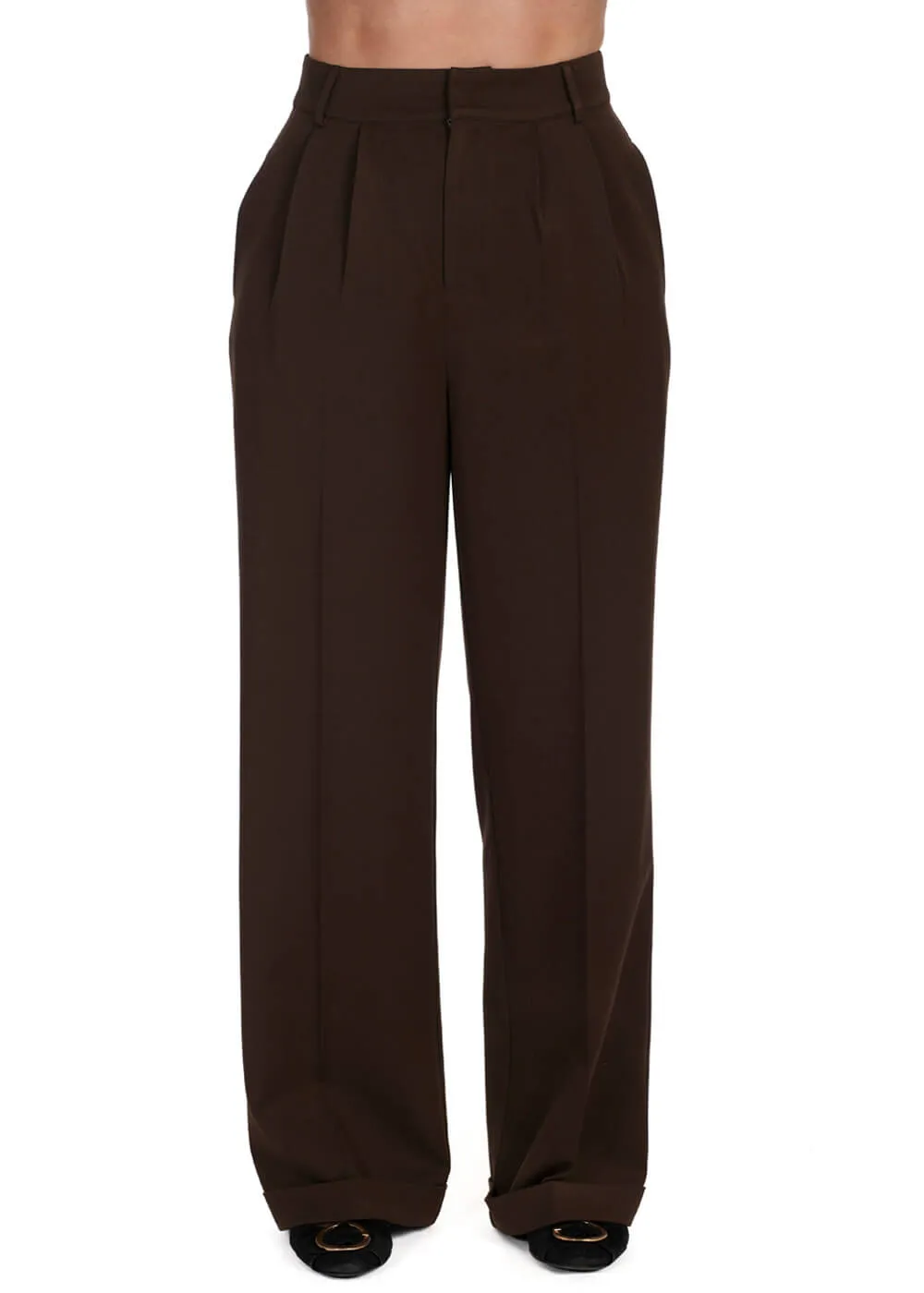 Banned Etta 40's Trousers Brown