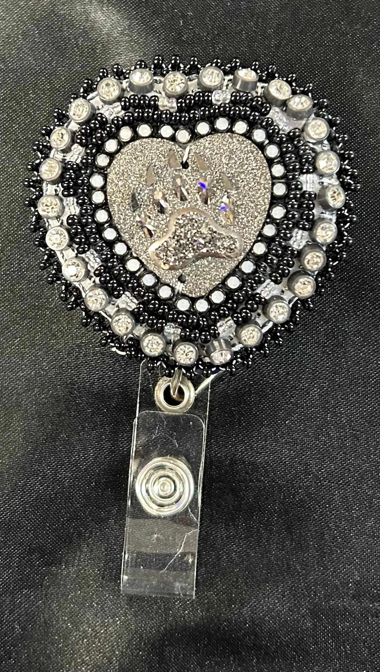 Beaded Badge Reel