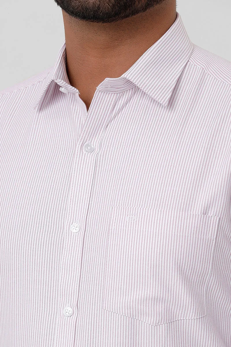 Berlin Stripes - Pink Casual Shirts  For Men | Ariser