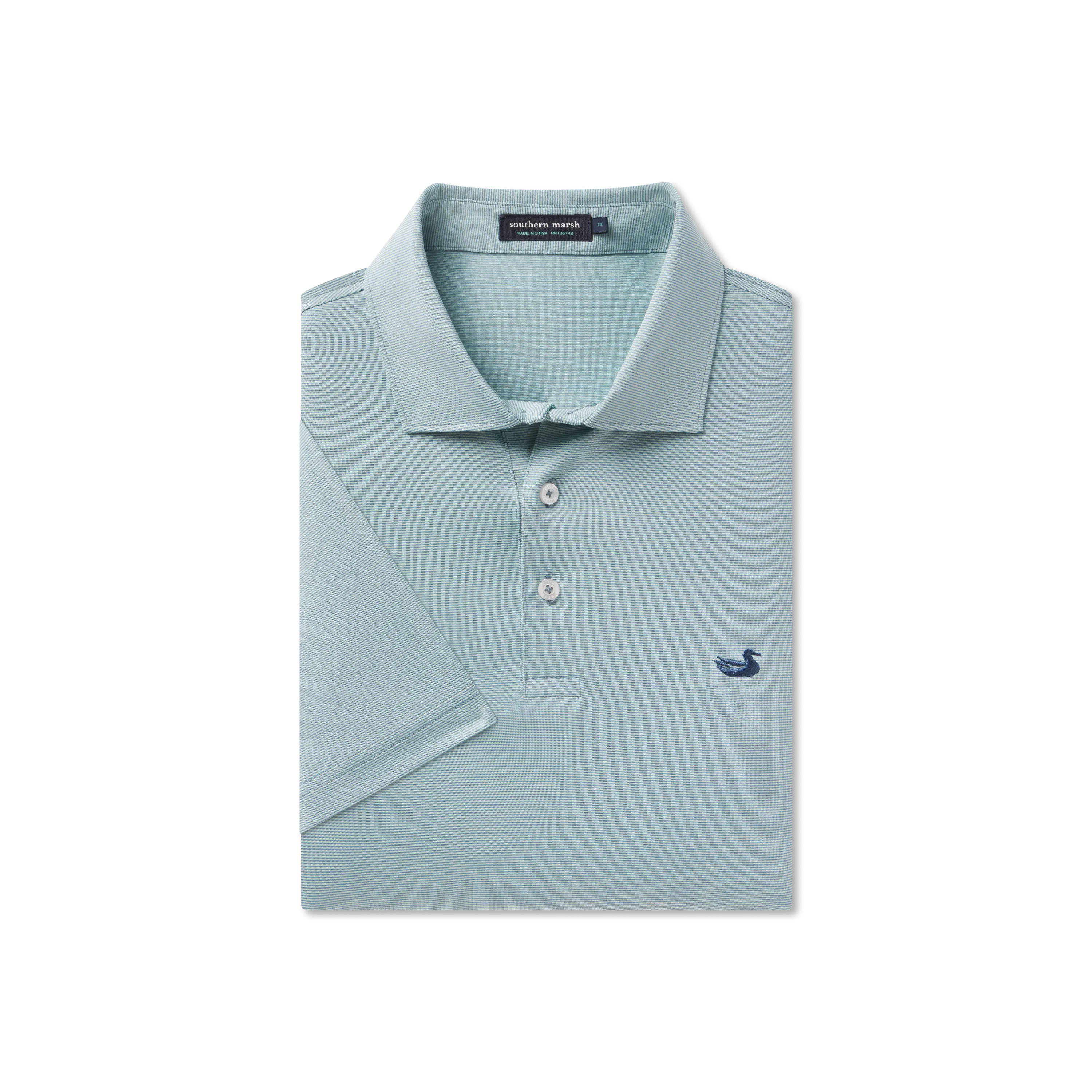 Bermuda Performance Polo - Wellington Stripe