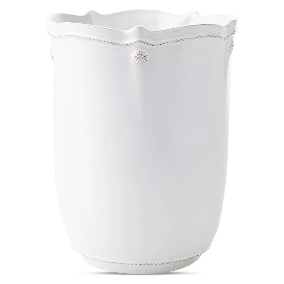 Berry & Thread Wastebasket Whitewash