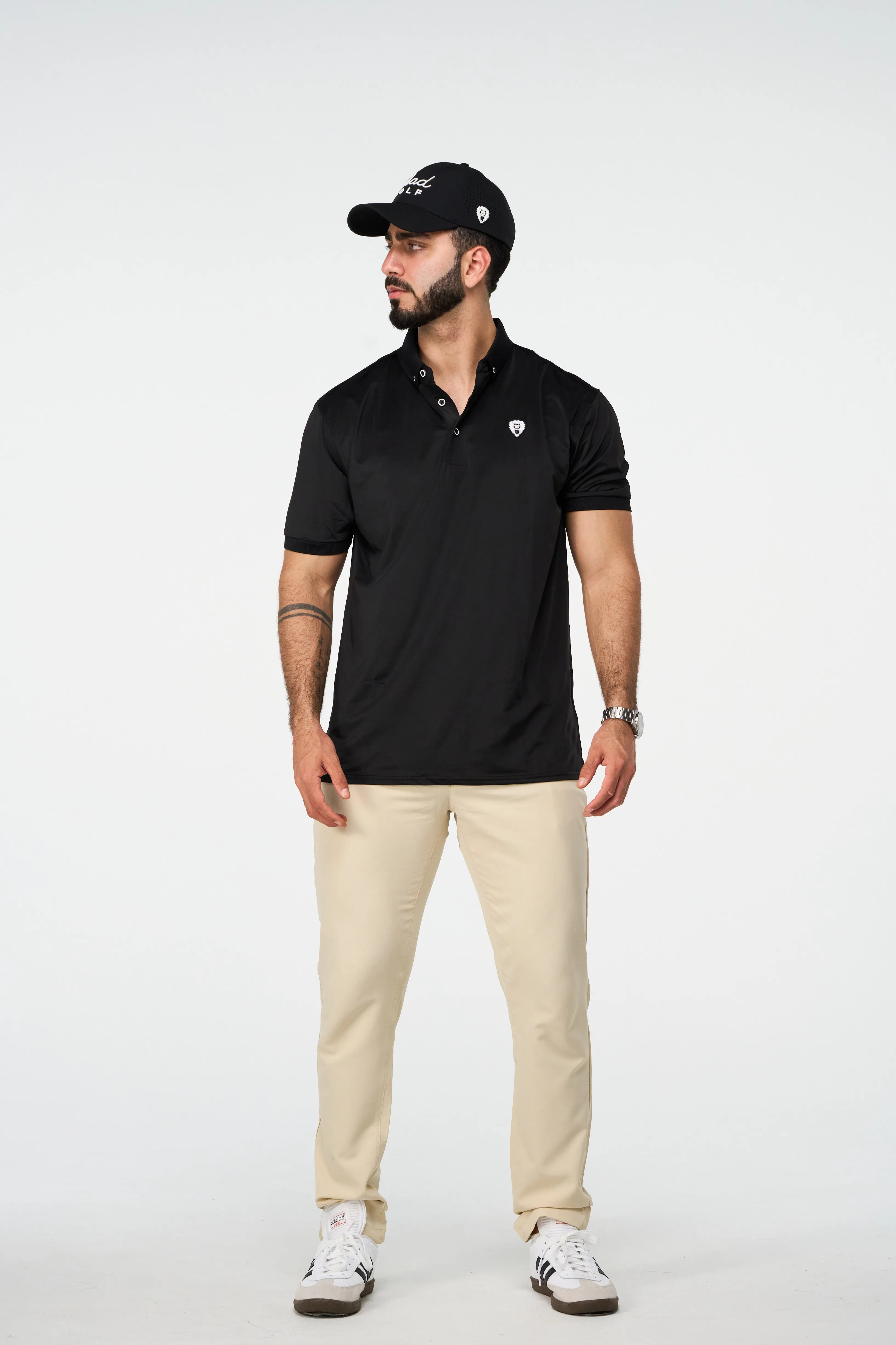 BLACK 8 GOLF POLO