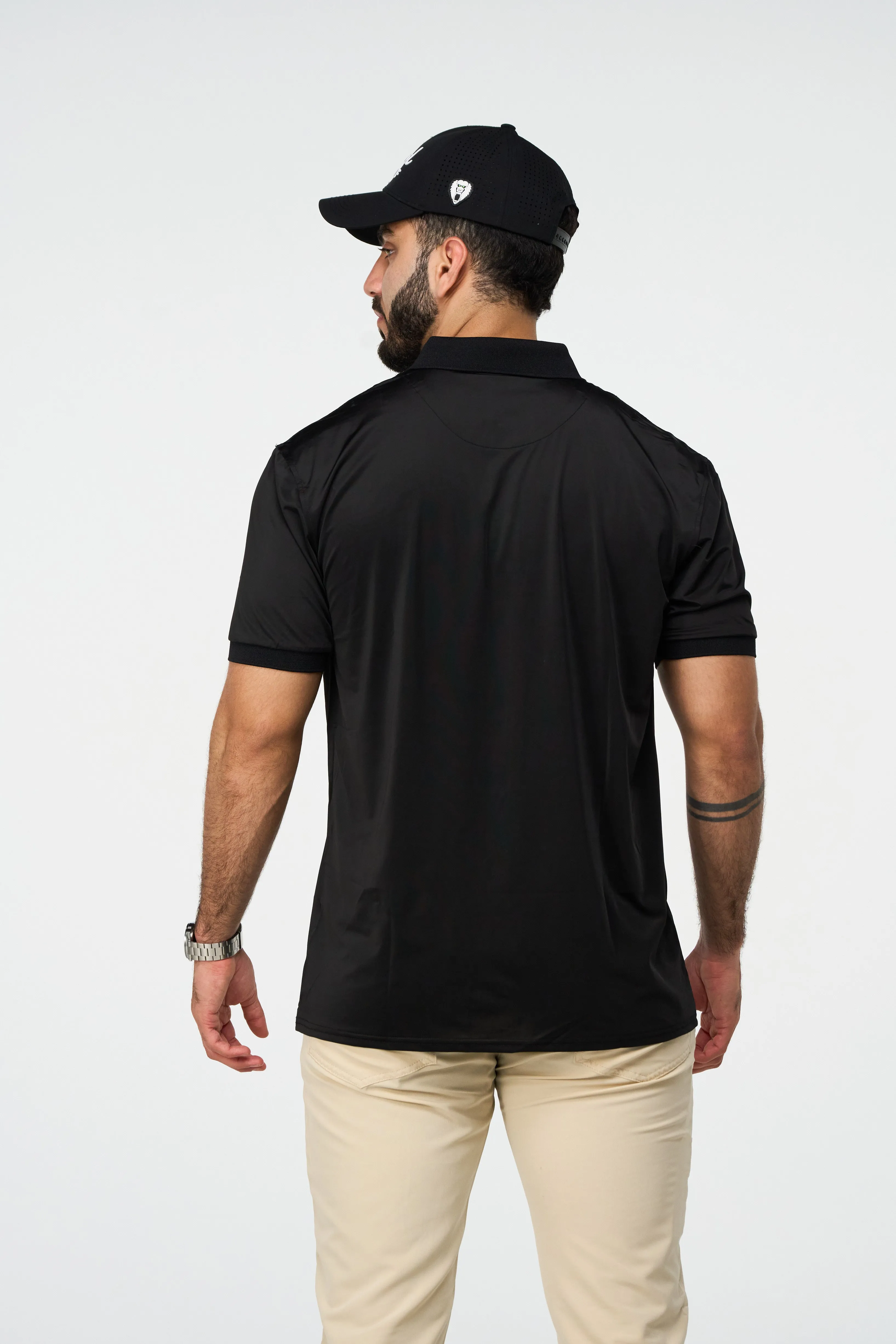 BLACK 8 GOLF POLO