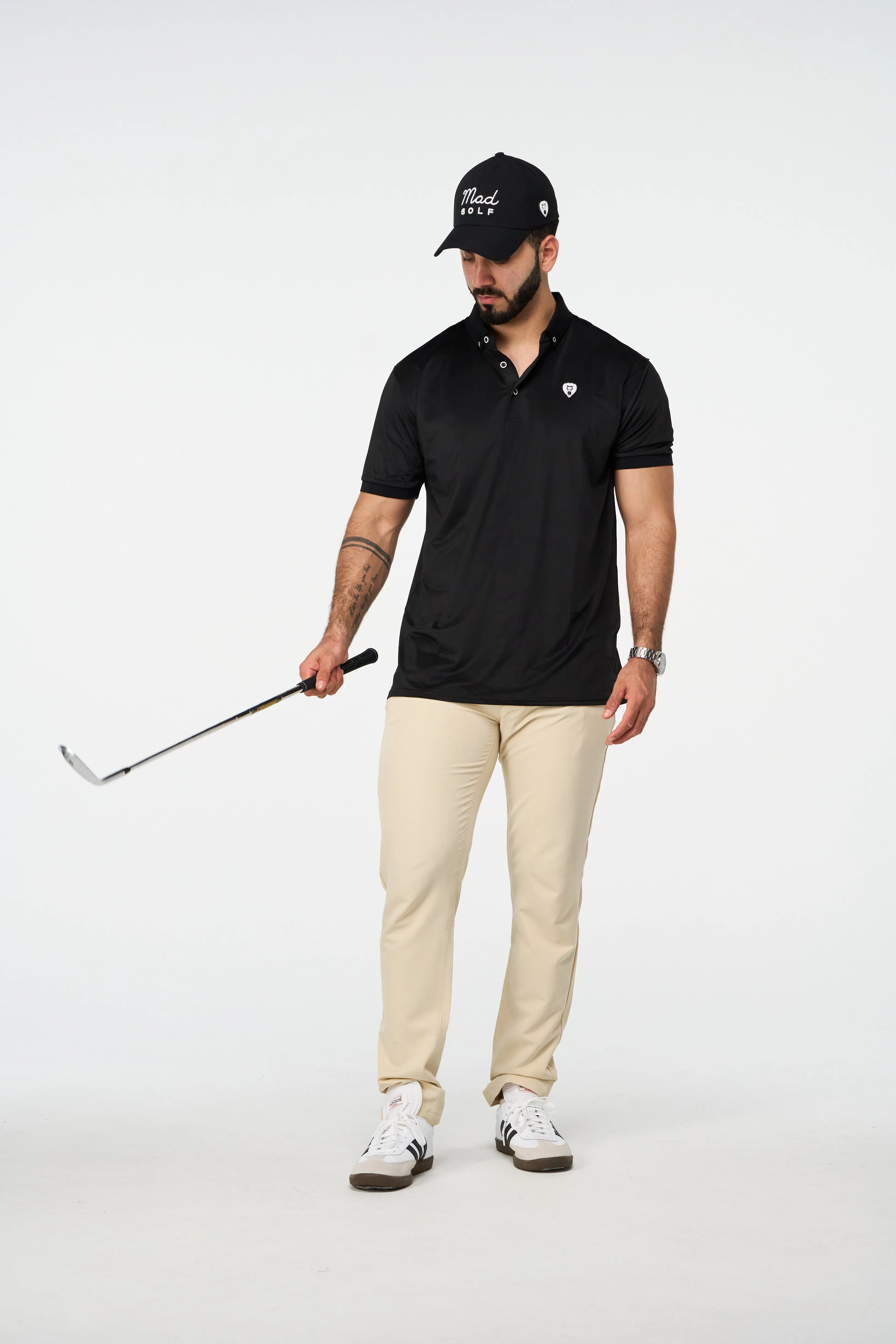 BLACK 8 GOLF POLO
