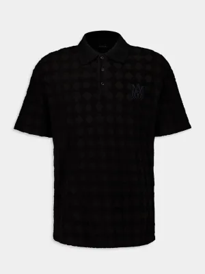 Black MA Quad Toweling Polo
