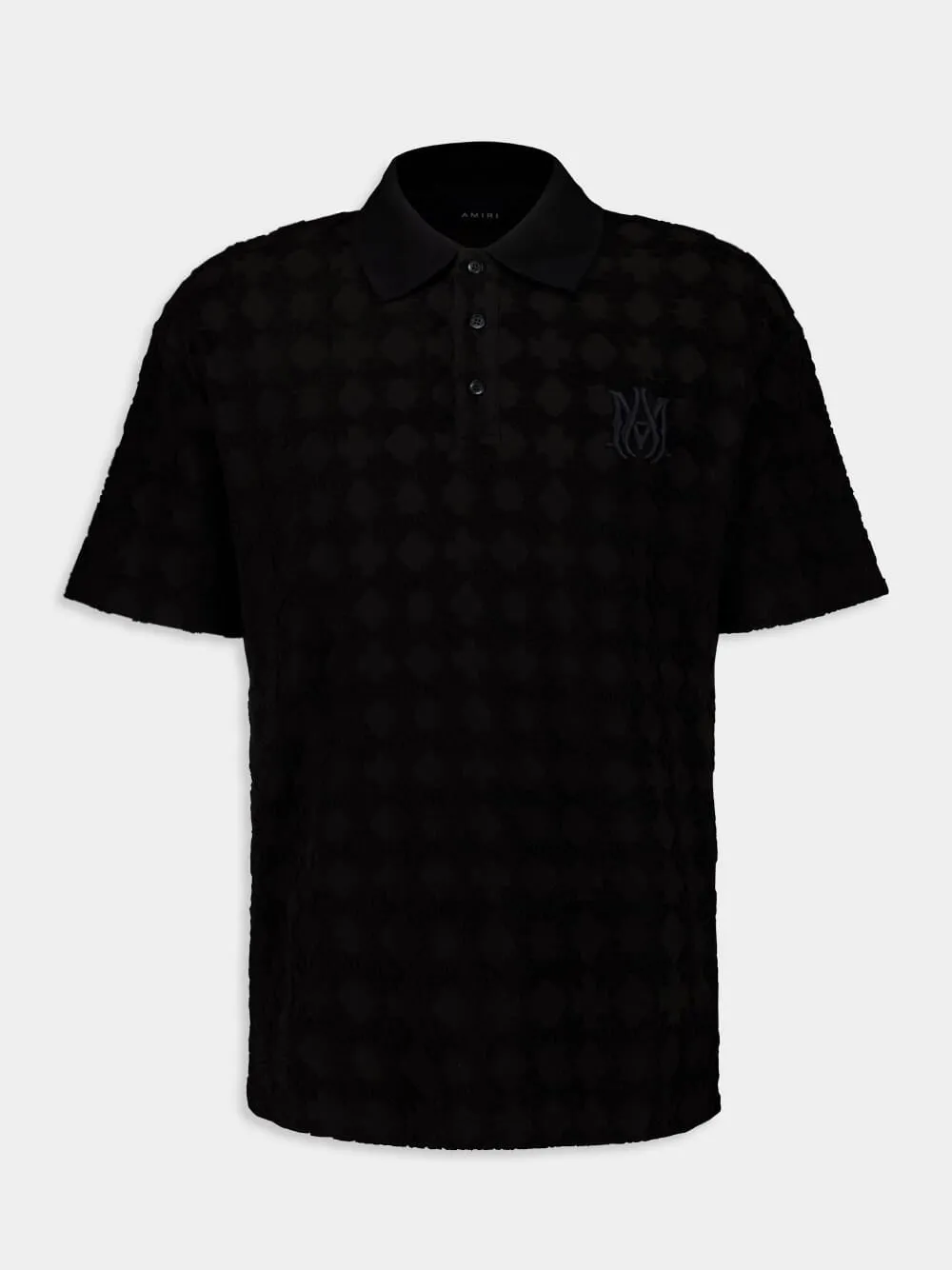 Black MA Quad Toweling Polo