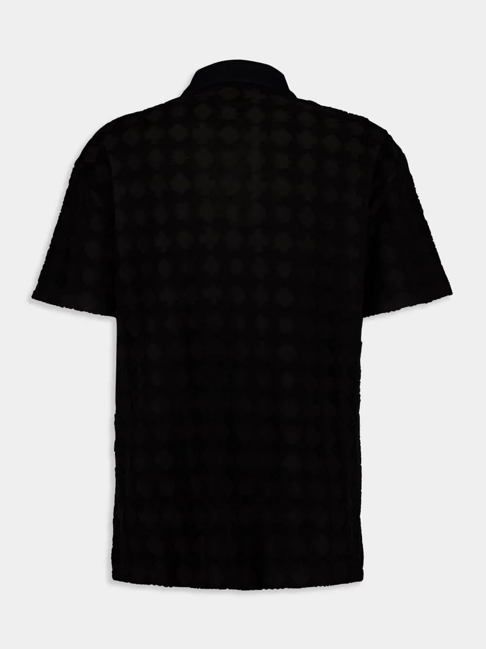 Black MA Quad Toweling Polo