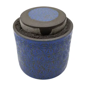 (Blue) Inhwamun Wall-mounted Tea Cup II (set)