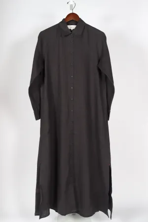 Boden Linen Dress - Black Quartz