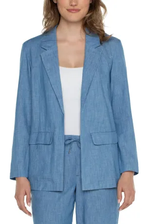 Boyfriend Blazer  - Chambray