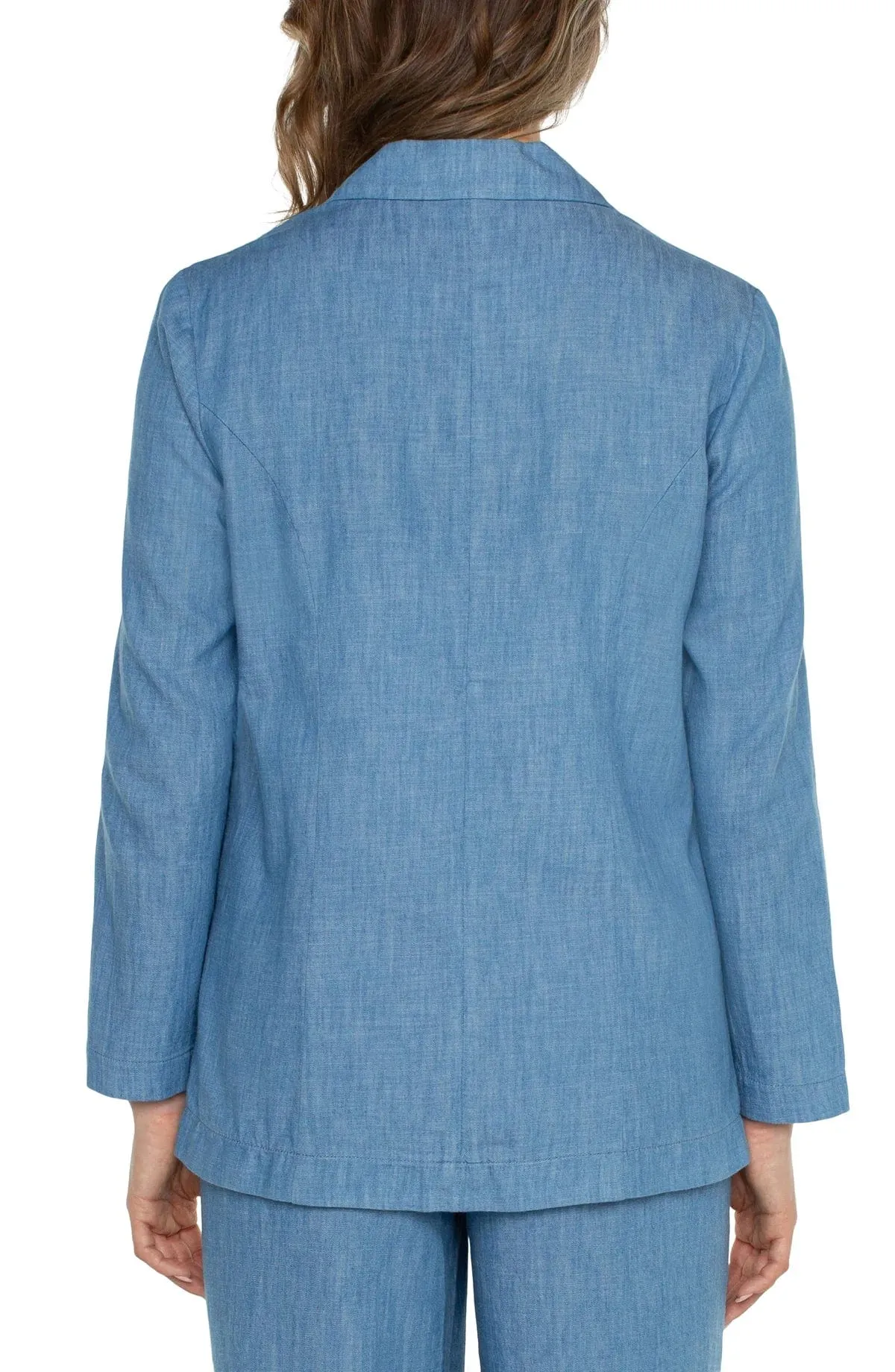 Boyfriend Blazer  - Chambray