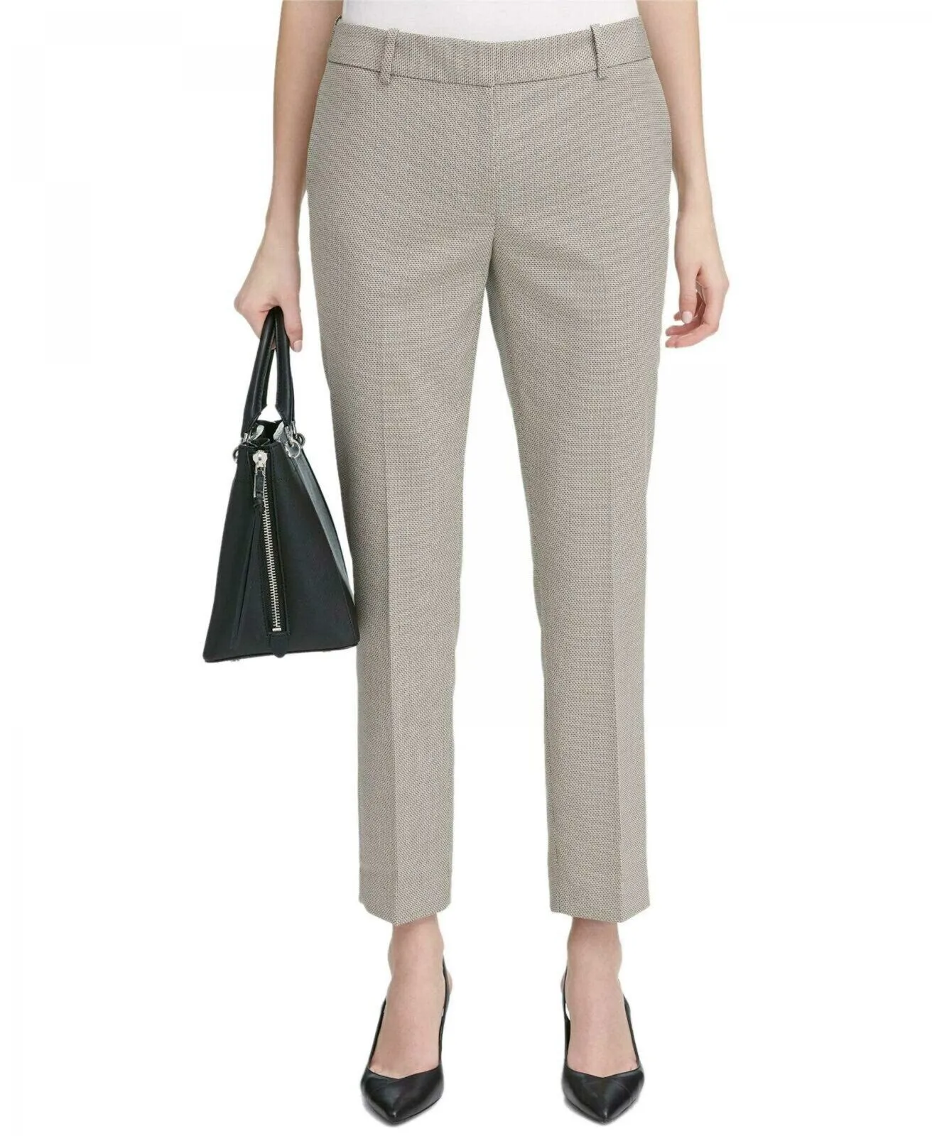 Calvin Klein Women's Straight Leg Slim Fit Pants. S8JPO037