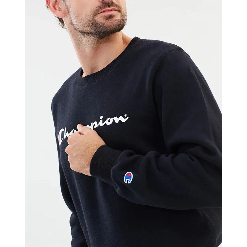 Champion Mens Script Crew