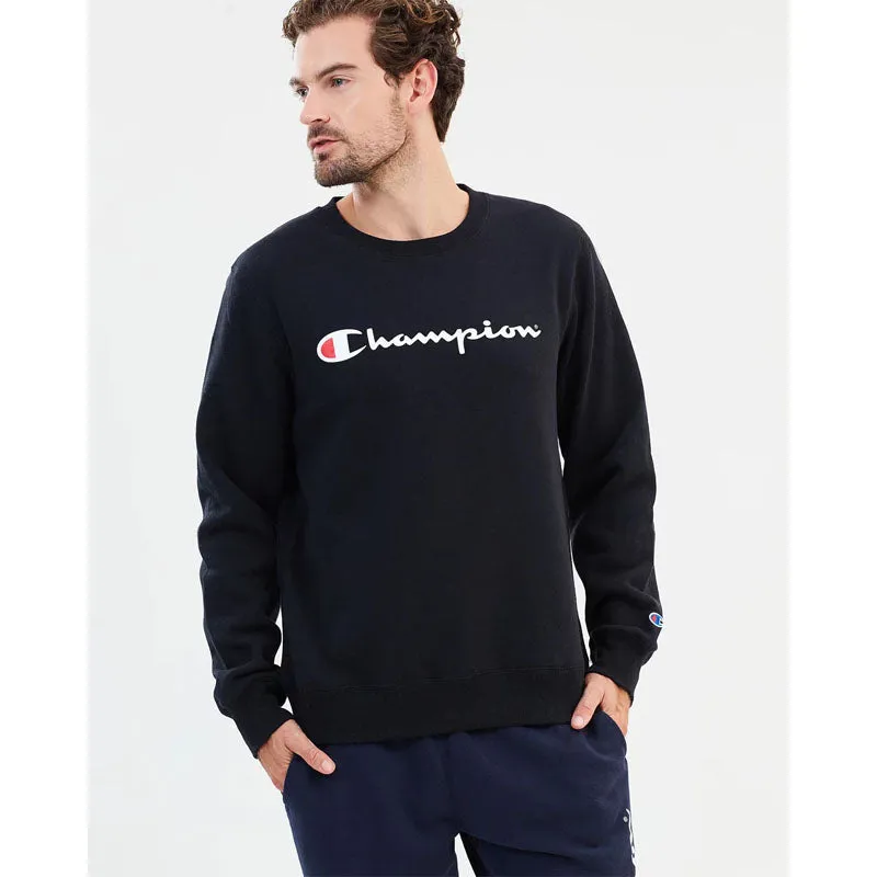 Champion Mens Script Crew