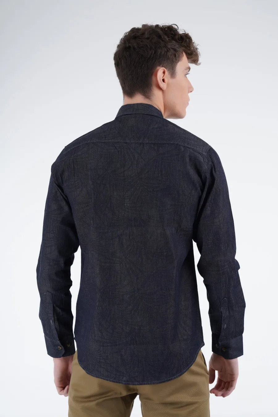 Charcoal Palm Shirt