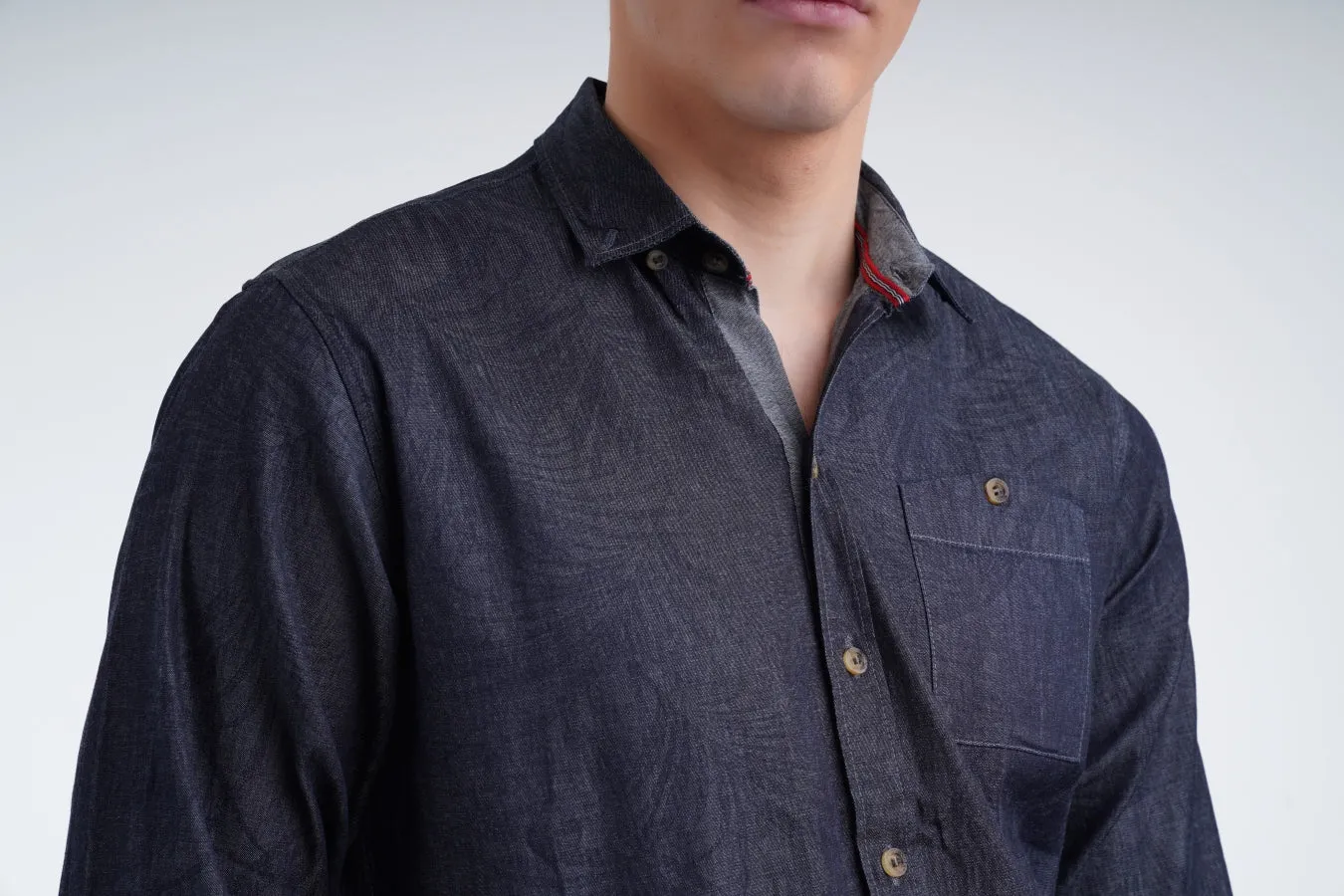 Charcoal Palm Shirt