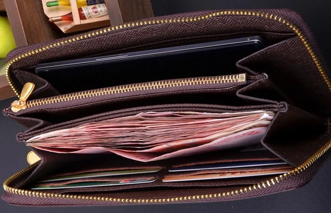 Chic Wallet Business Card Holder With Coin Purse