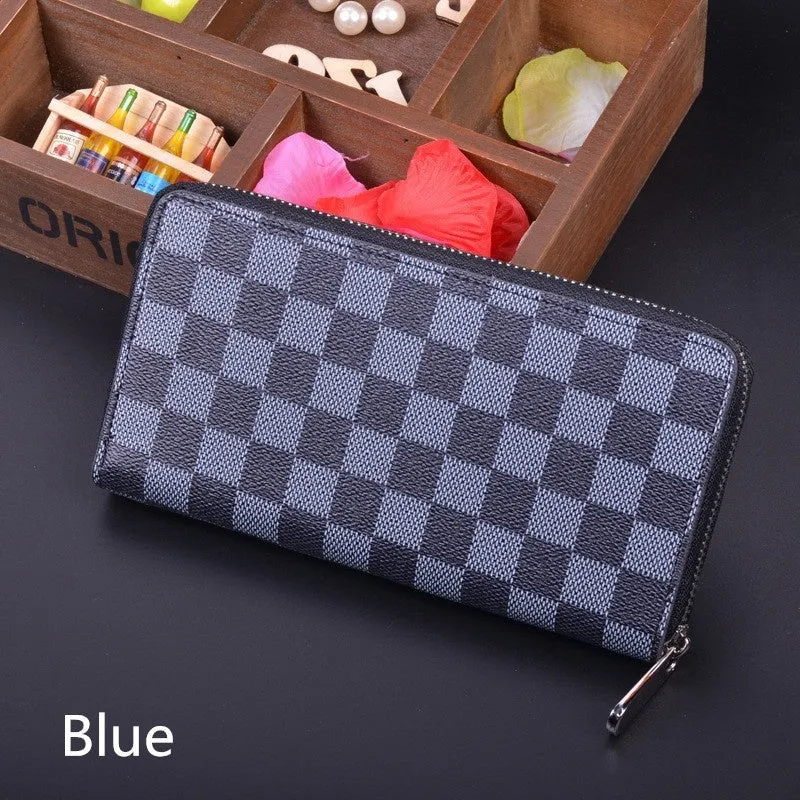 Chic Wallet Business Card Holder With Coin Purse