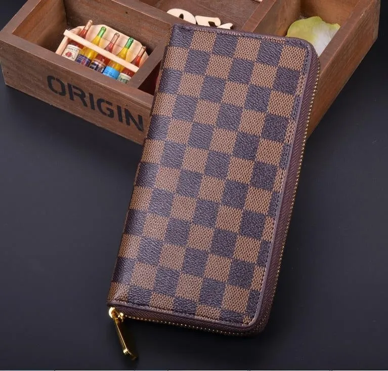 Chic Wallet Business Card Holder With Coin Purse