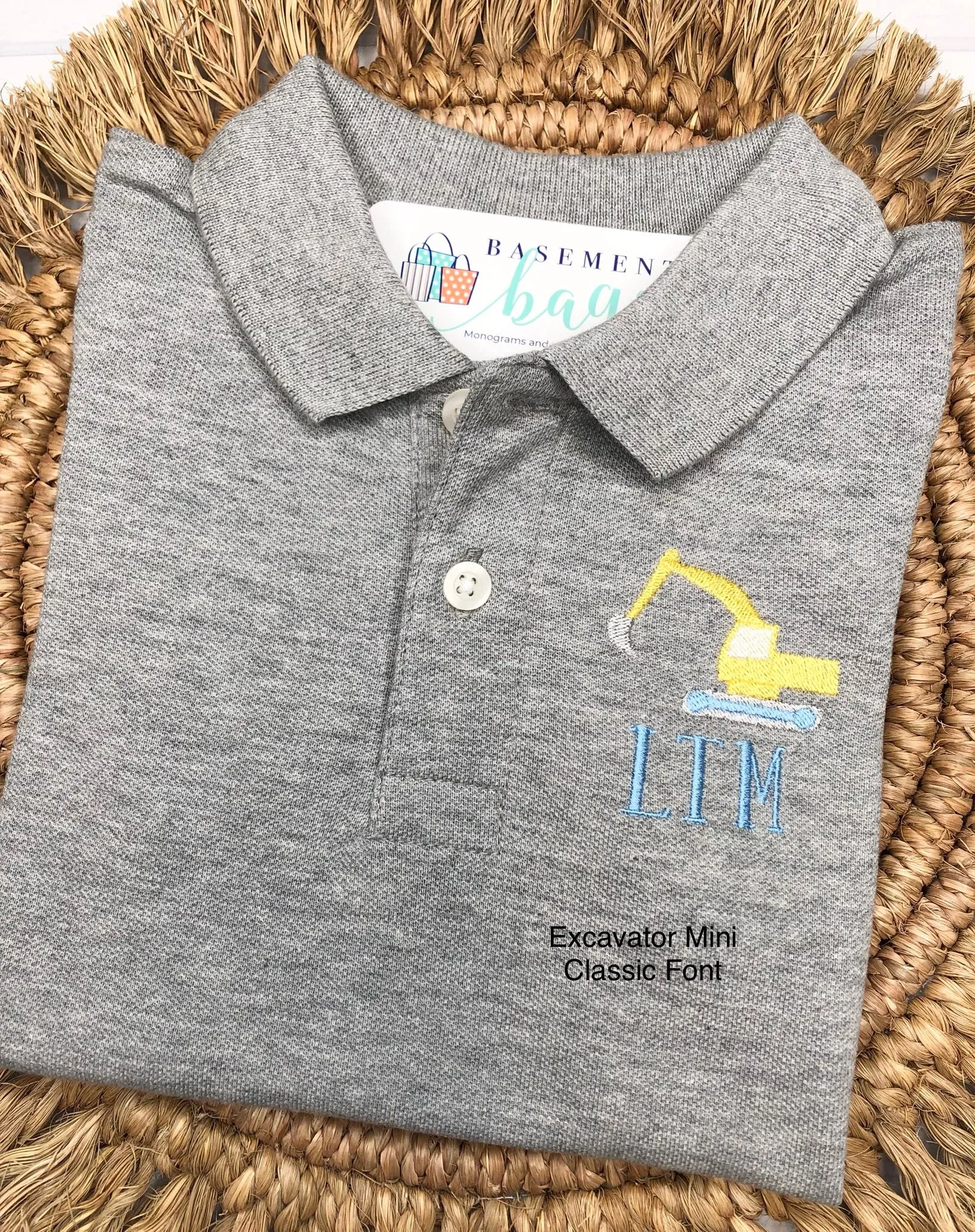 Classic Monogrammed Polo