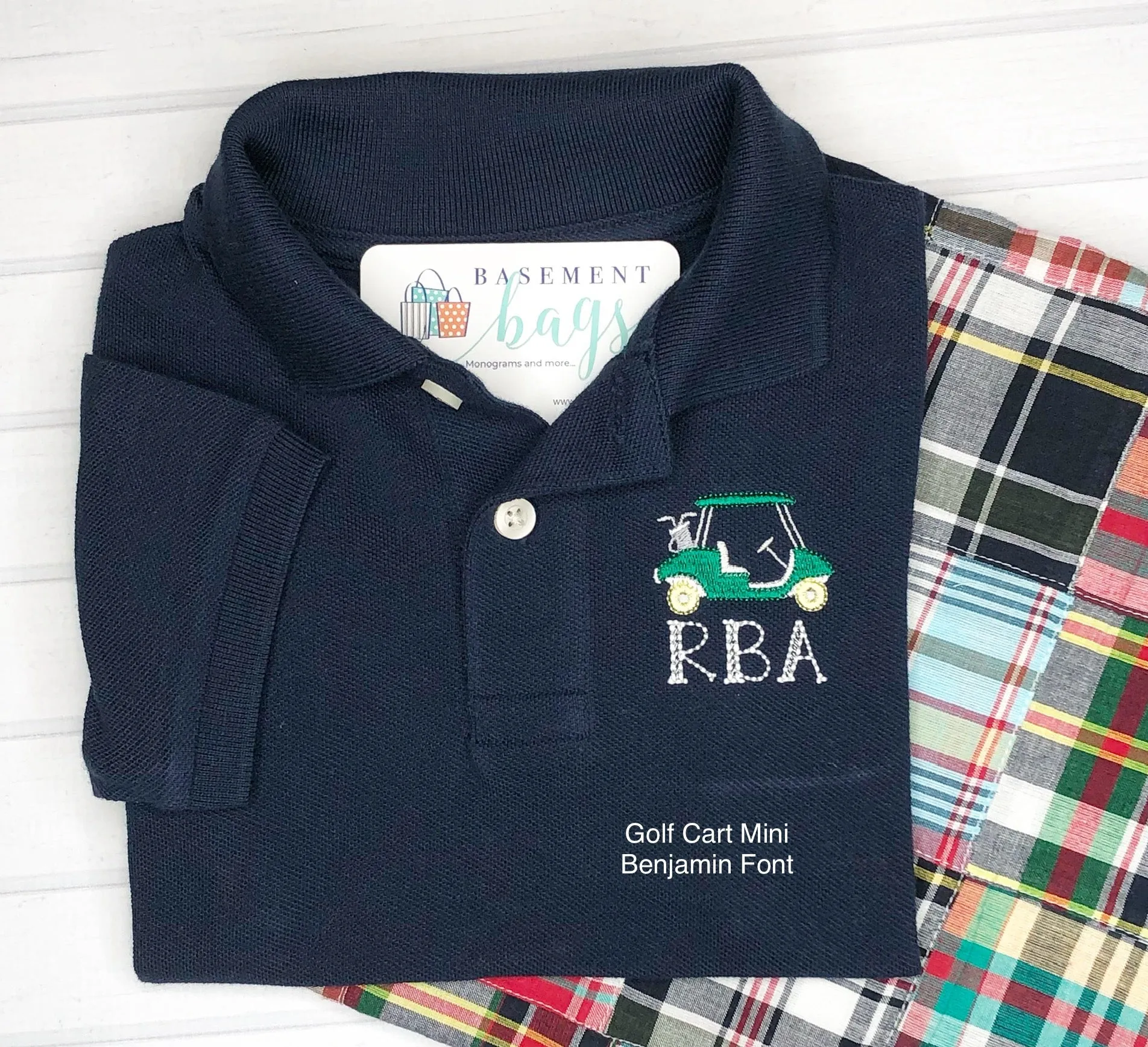 Classic Monogrammed Polo