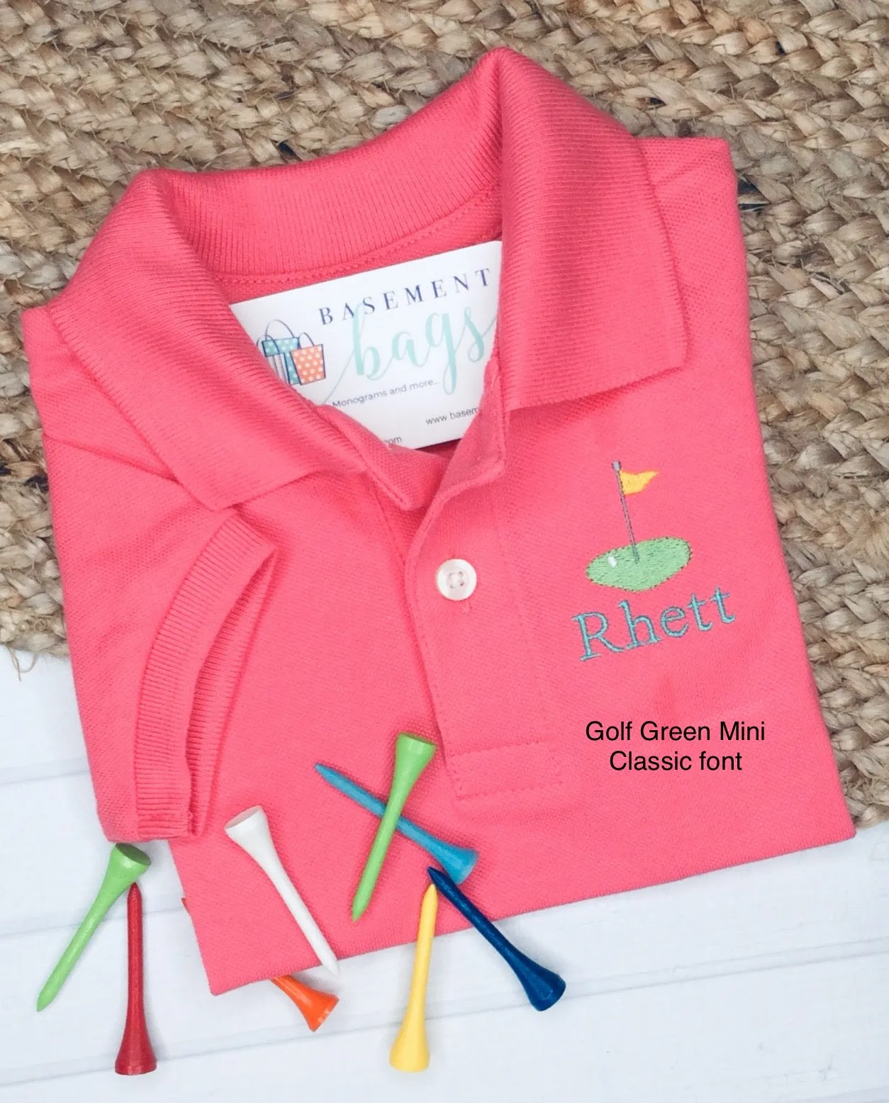 Classic Monogrammed Polo