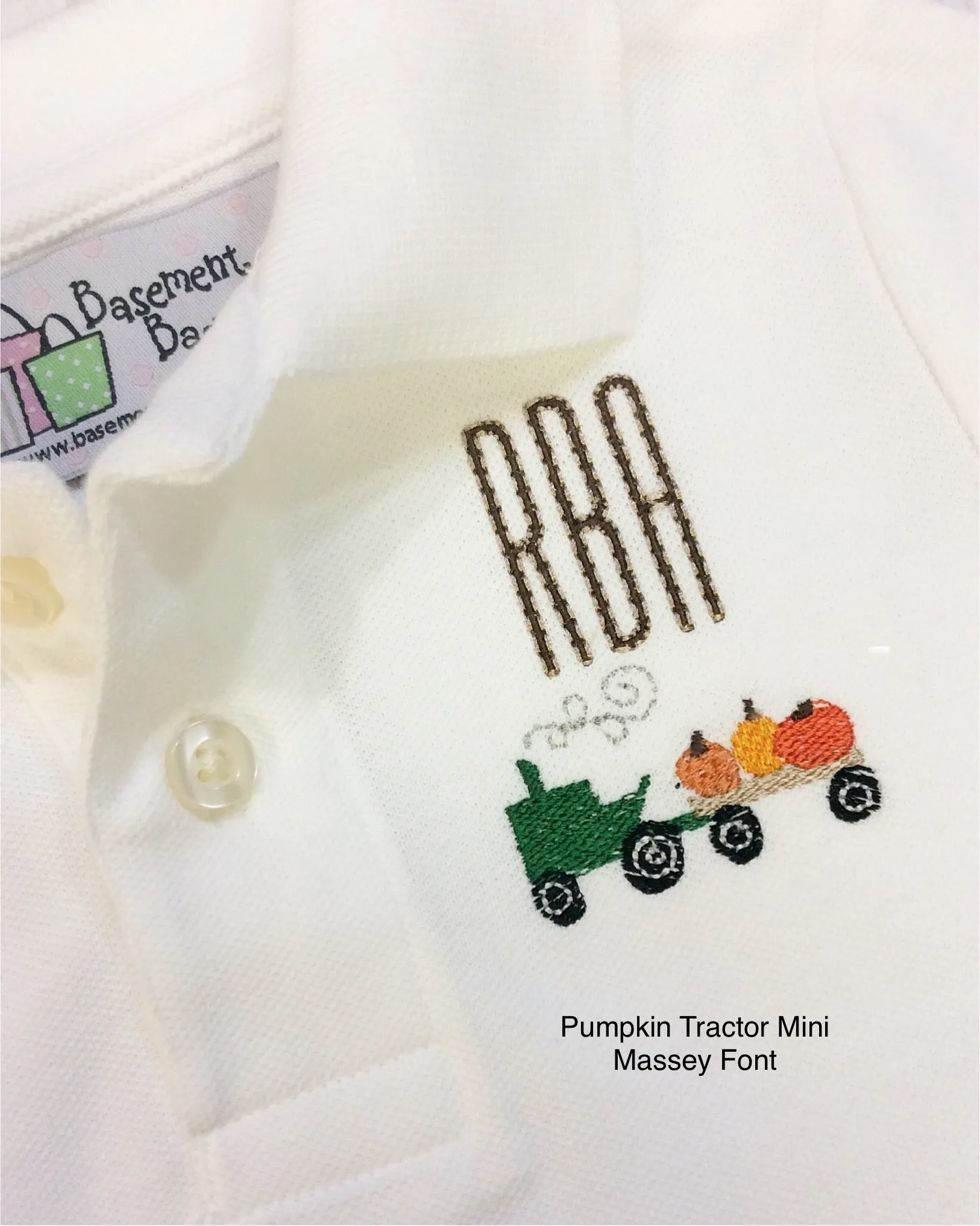 Classic Monogrammed Polo