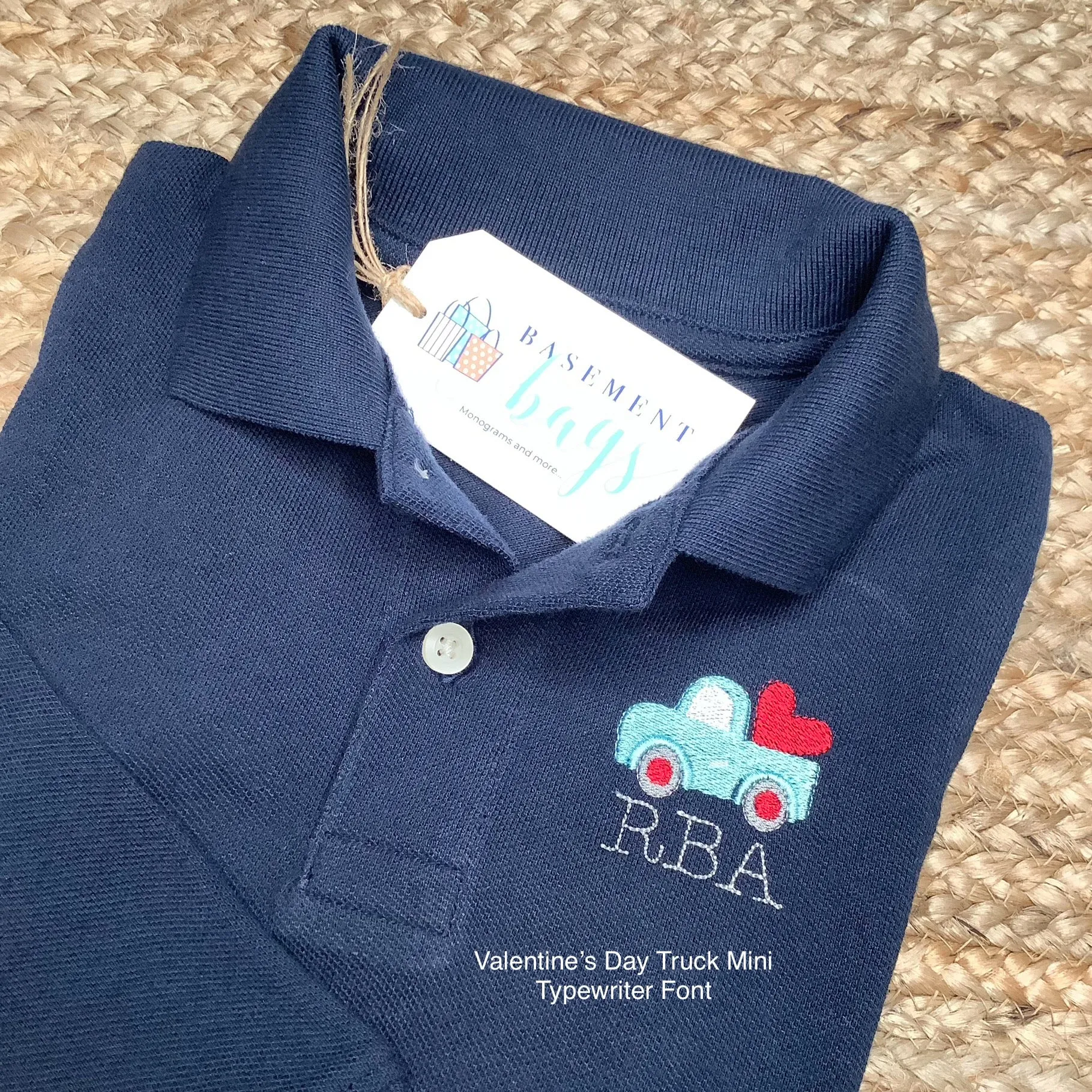 Classic Monogrammed Polo