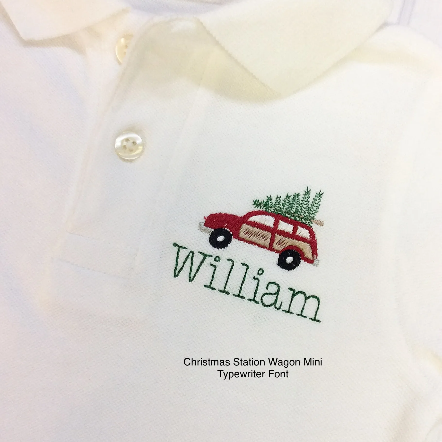Classic Monogrammed Polo