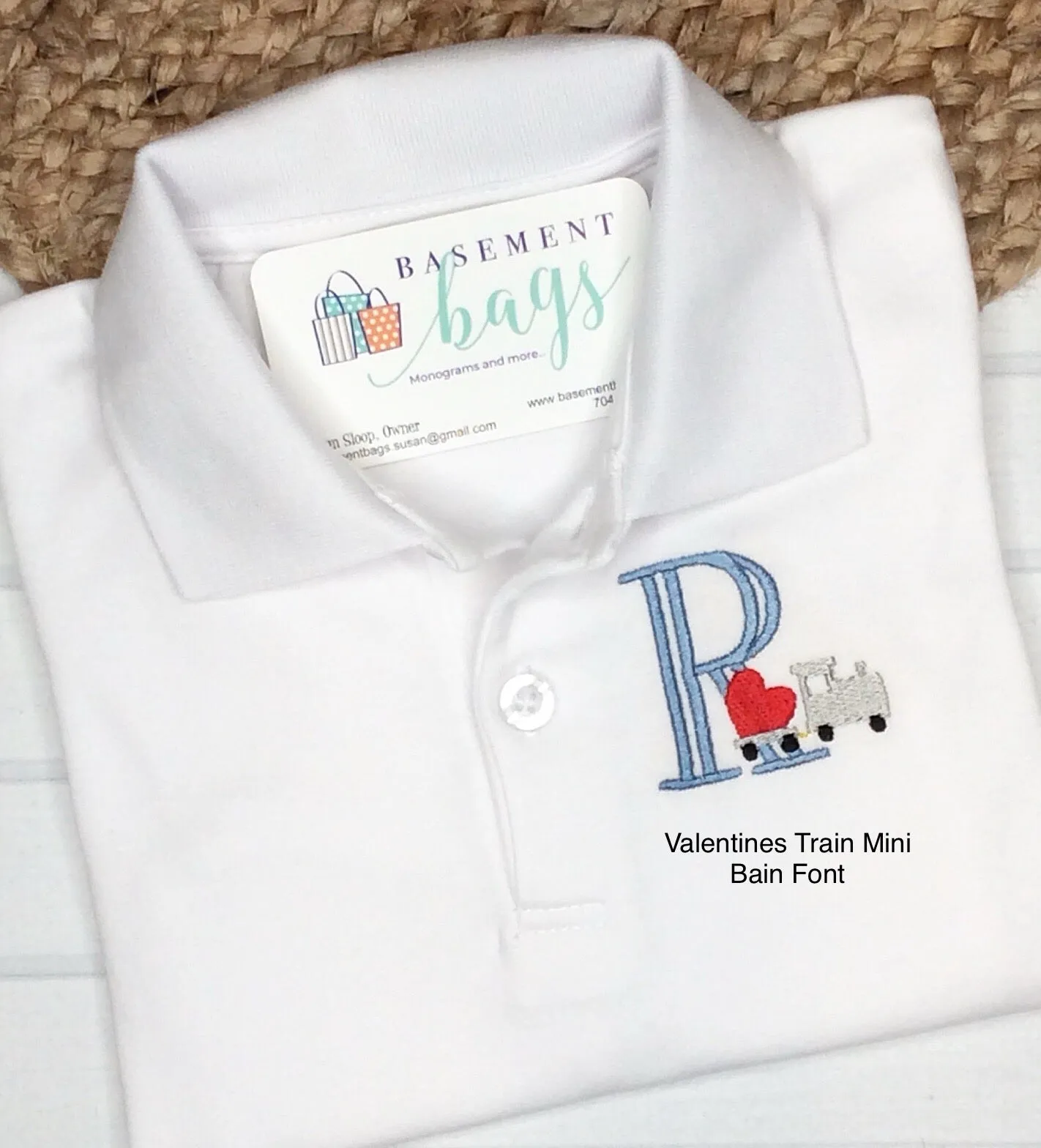 Classic Monogrammed Polo