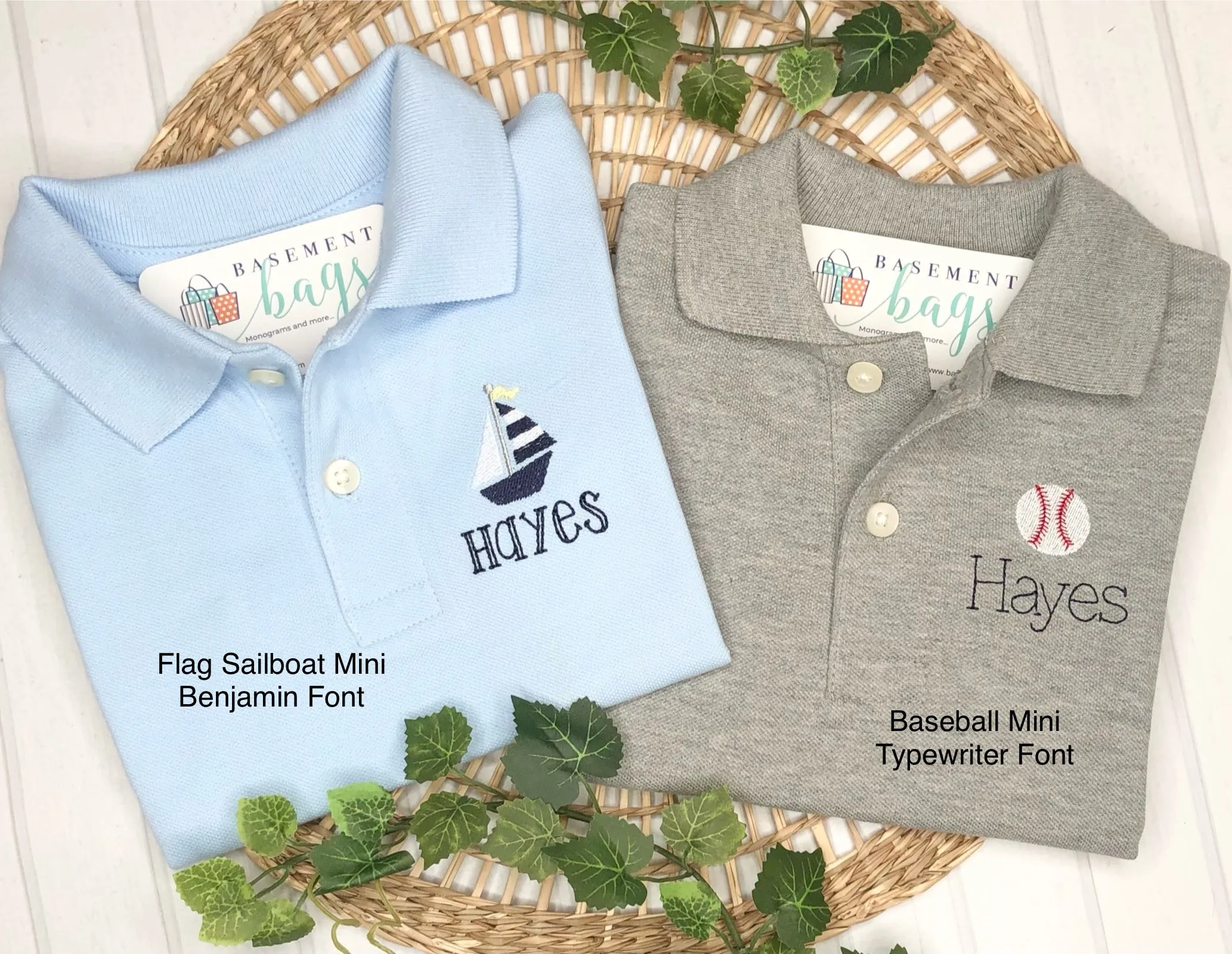 Classic Monogrammed Polo