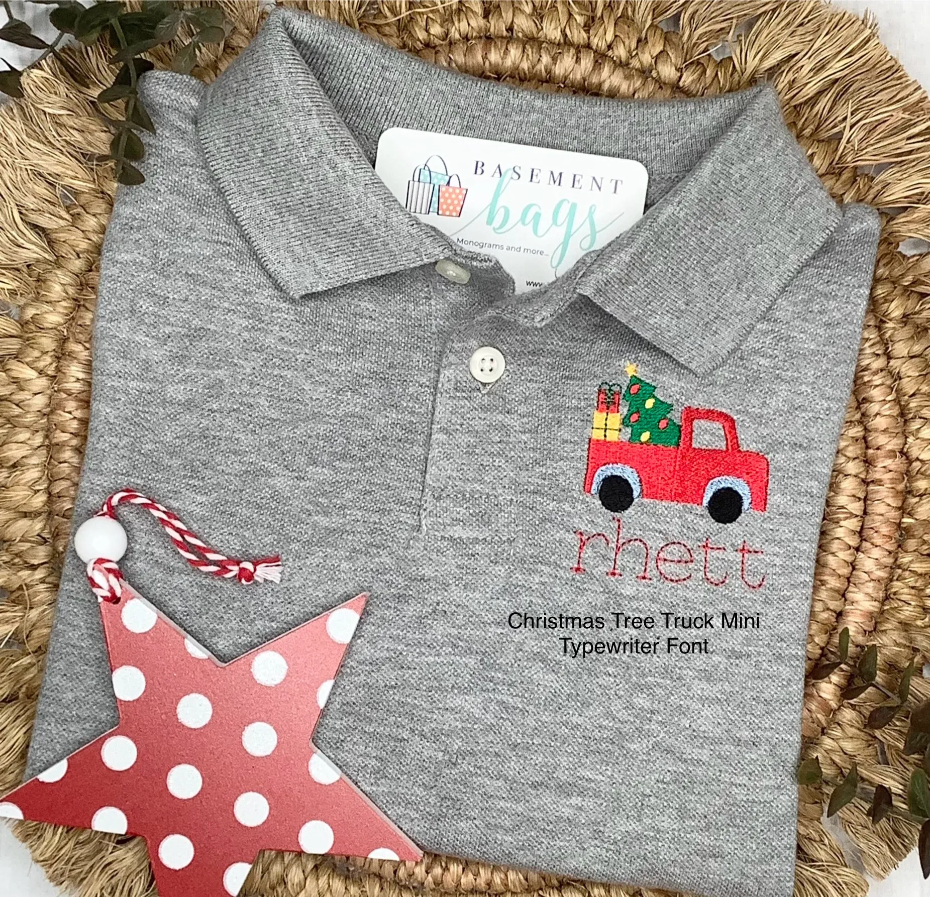 Classic Monogrammed Polo