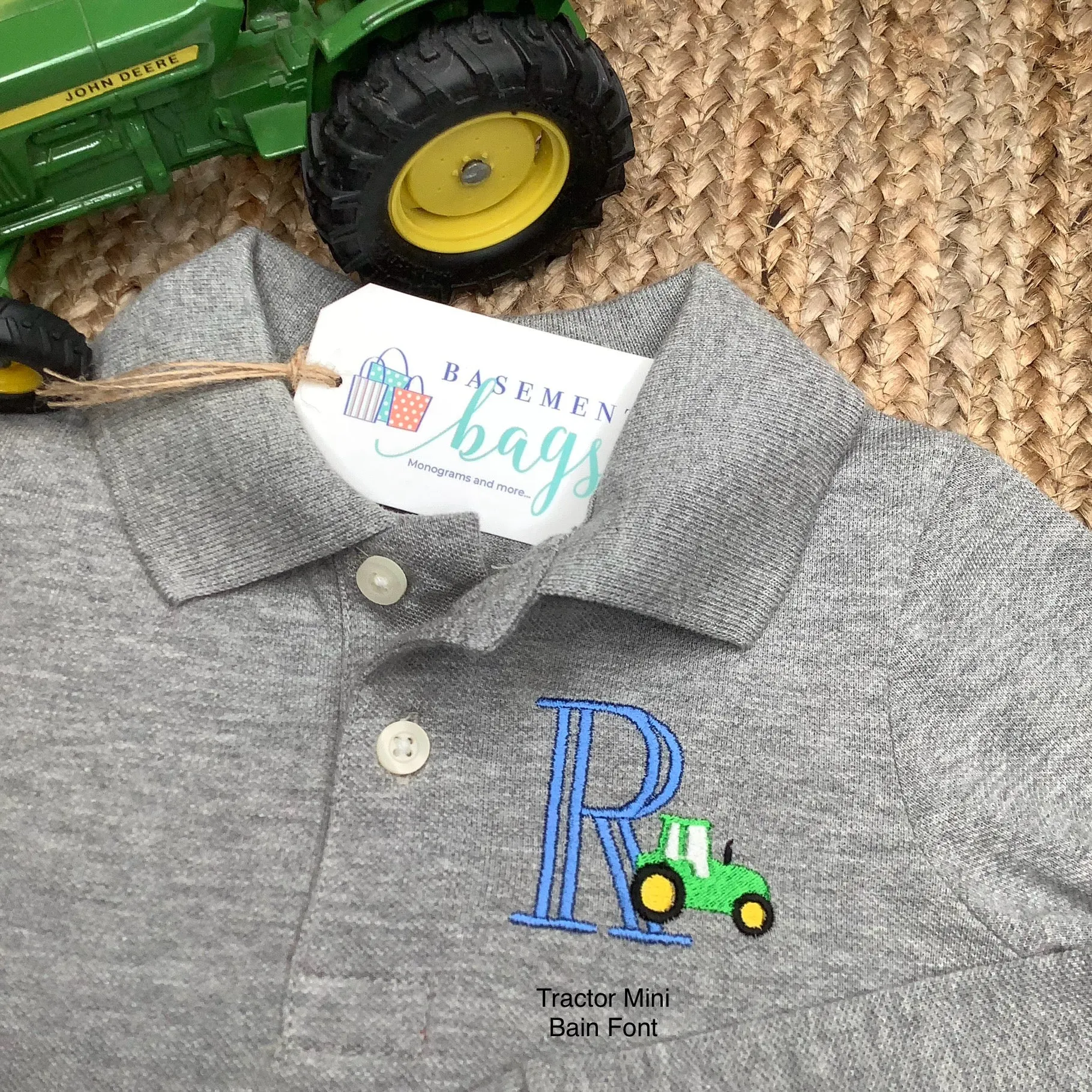 Classic Monogrammed Polo