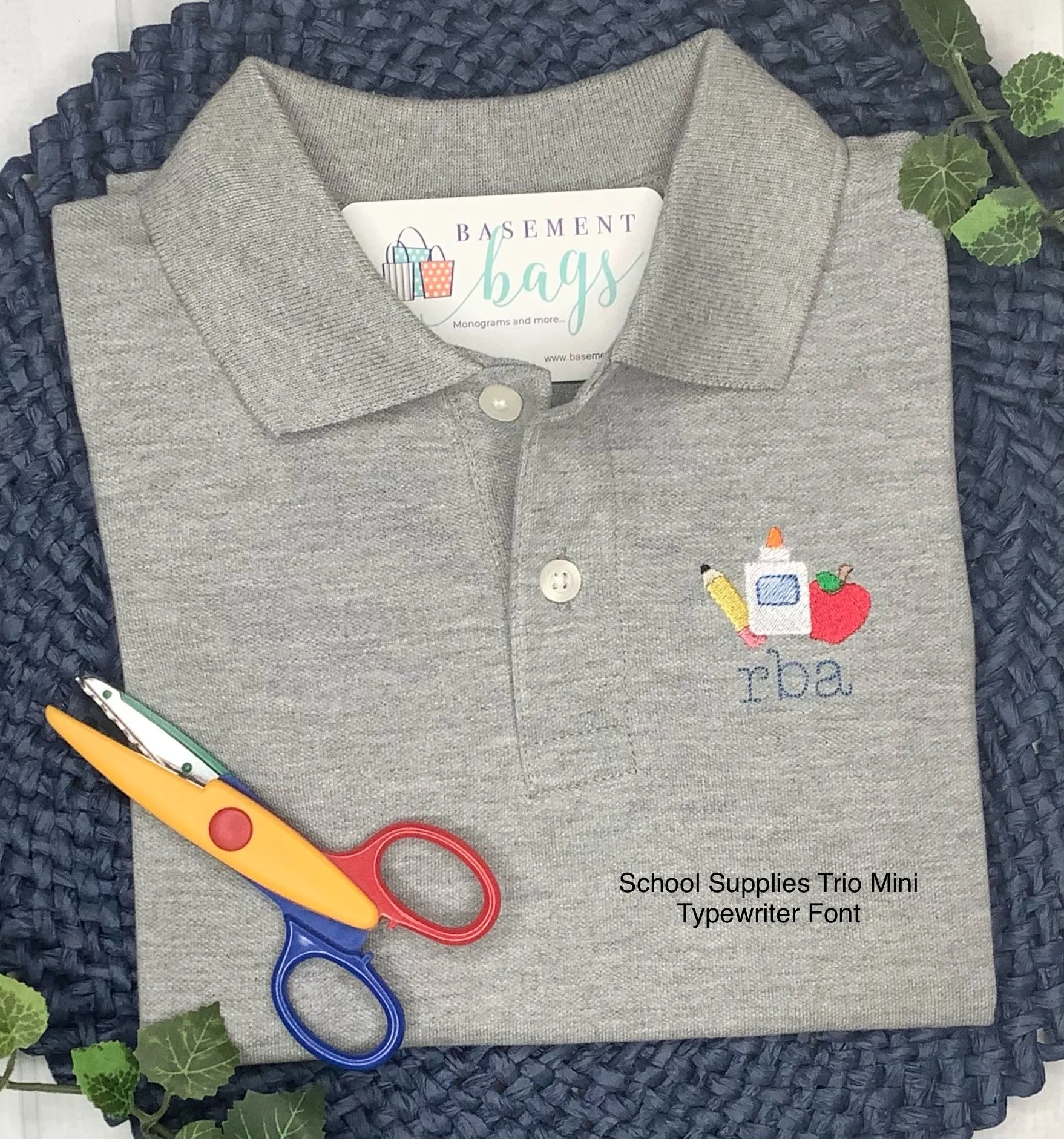 Classic Monogrammed Polo
