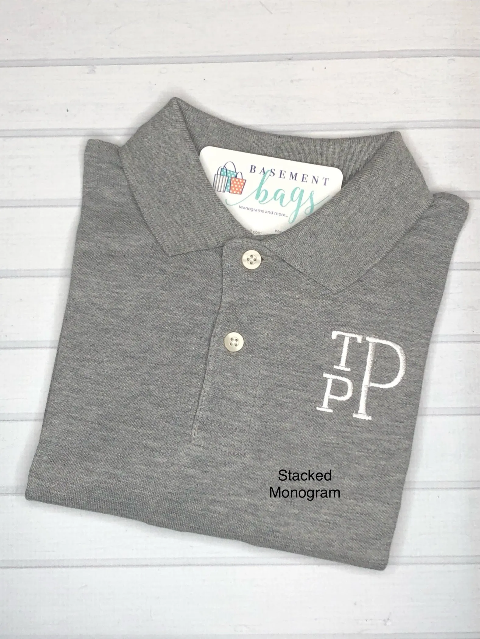 Classic Monogrammed Polo